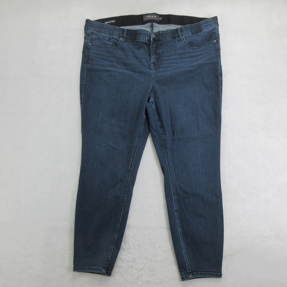 Torrid Womens Jeans 26R Bombshell Skinny Dark Wash Stretch Denim